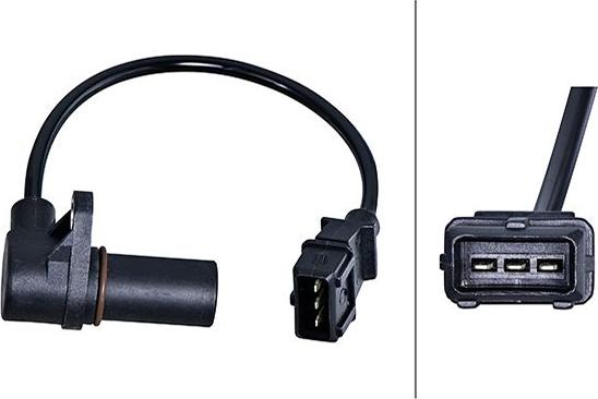 HELLA 6PU 009 169-211 - Датчик імпульсів, колінчастий вал autocars.com.ua