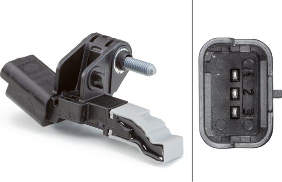 HELLA 6PU 013 122-231 - Датчик імпульсів, колінчастий вал autocars.com.ua