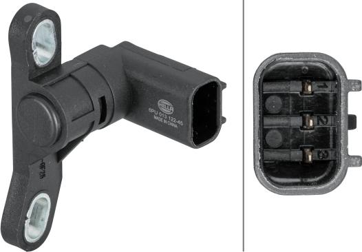 HELLA 6PU 013 122-451 - Датчик імпульсів, колінчастий вал autocars.com.ua