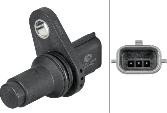 HELLA 6PU 013 122-521 - Датчик імпульсів, колінчастий вал autocars.com.ua