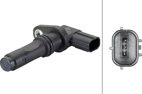 HELLA 6PU 013 122-891 - Датчик імпульсів, колінчастий вал autocars.com.ua