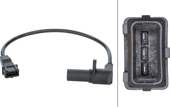 HELLA 6PU013 122-951 - Датчик імпульсів, колінчастий вал autocars.com.ua