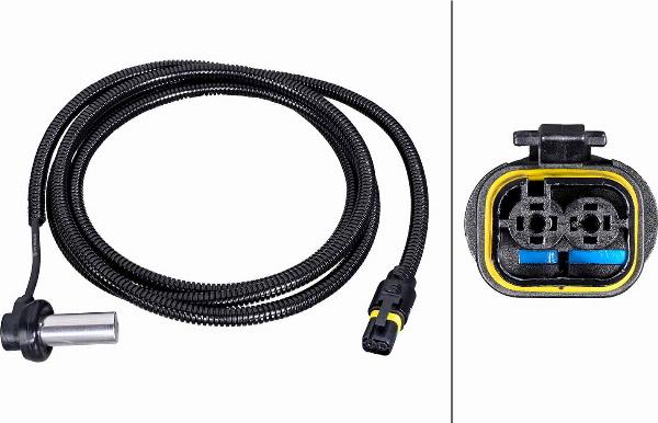 HELLA 6PU 230 052-091 - Датчик ABS, частота обертання колеса autocars.com.ua