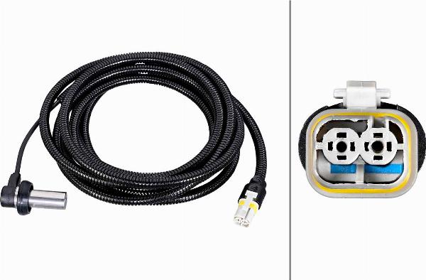 HELLA 6PU 230 052-121 - Датчик ABS, частота обертання колеса autocars.com.ua