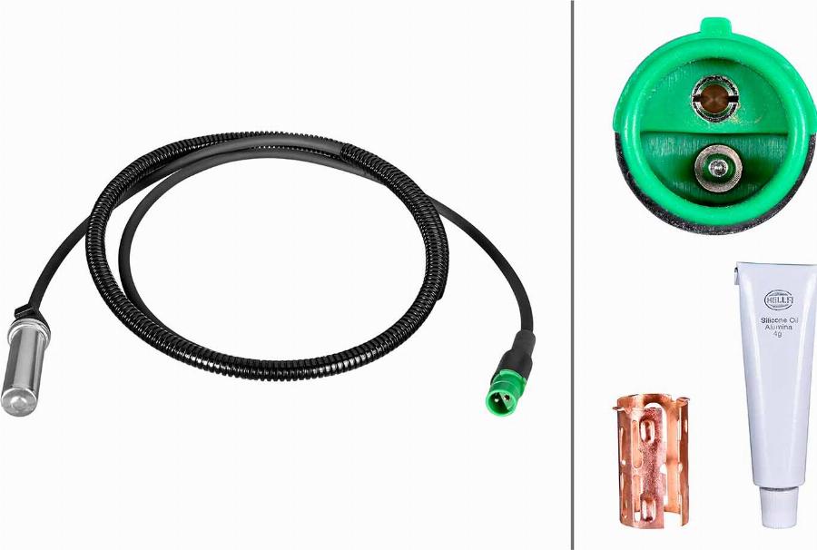 HELLA 6PU 230 052-181 - Датчик ABS, частота обертання колеса autocars.com.ua