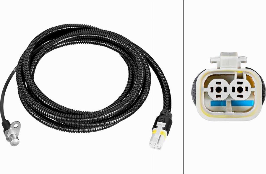 HELLA 6PU 230 052-221 - Датчик ABS, частота обертання колеса autocars.com.ua