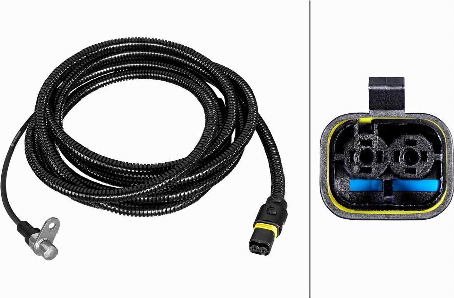 HELLA 6PU 230 052-231 - Датчик ABS, частота обертання колеса autocars.com.ua