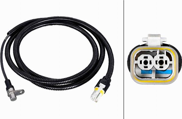 HELLA 6PU 230 052-341 - Датчик ABS, частота обертання колеса autocars.com.ua