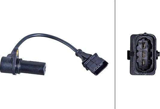 HELLA 6PU358 191-291 - Датчик імпульсів, колінчастий вал autocars.com.ua