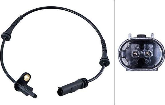 HELLA 6PU 358 216-141 - Датчик ABS, частота обертання колеса autocars.com.ua
