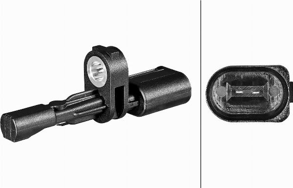 HELLA 6PU 358 216-311 - Датчик ABS, частота обертання колеса autocars.com.ua