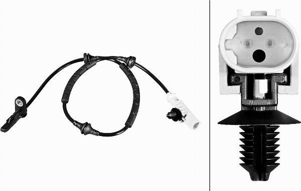 HELLA 6PU 358 216-321 - Датчик ABS, частота обертання колеса autocars.com.ua