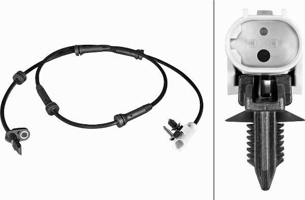 HELLA 6PU 358 216-441 - Датчик ABS, частота обертання колеса autocars.com.ua