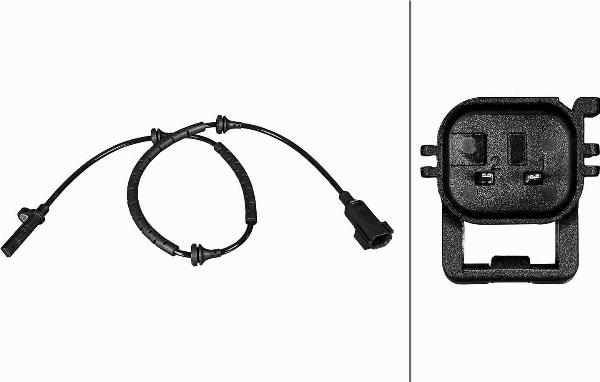 HELLA 6PU 358 216-451 - Датчик ABS, частота обертання колеса autocars.com.ua