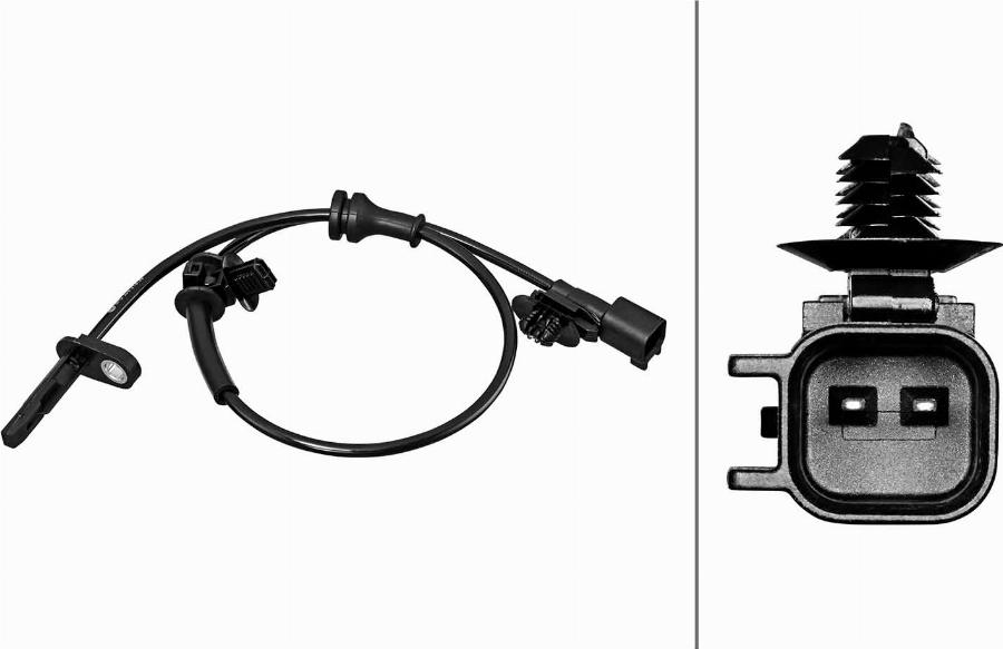 HELLA 6PU 358 218-391 - Датчик ABS, частота обертання колеса autocars.com.ua