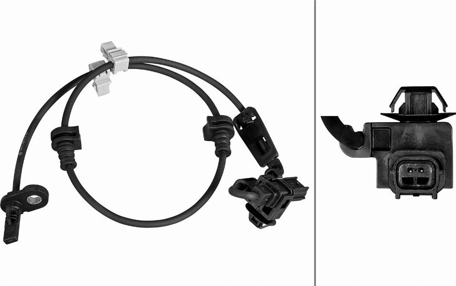 HELLA 6PU 358 218-661 - Датчик ABS, частота обертання колеса autocars.com.ua