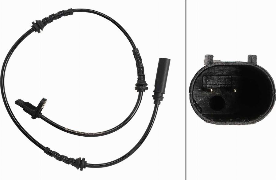 HELLA 6PU 358 219-641 - Датчик ABS, частота обертання колеса autocars.com.ua