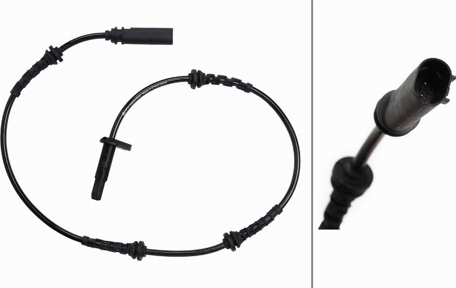 HELLA 6PU 358 219-671 - Датчик ABS, частота обертання колеса autocars.com.ua