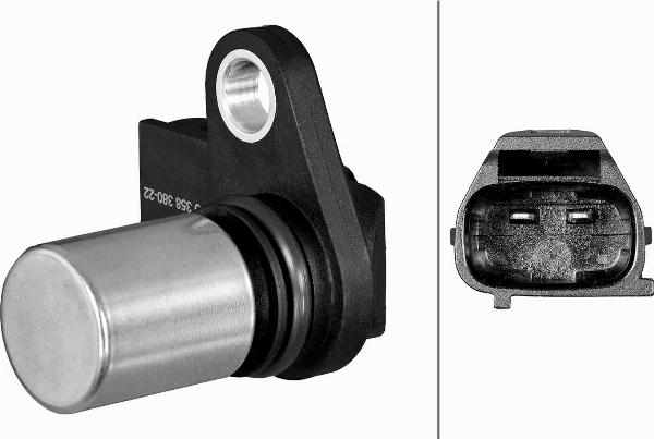 HELLA 6PU 358 380-221 - Датчик, положення розподільного валу autocars.com.ua