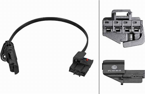 HELLA 6PU 358 380-291 - Датчик, швидкість, частота обертання autocars.com.ua