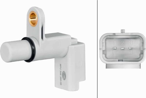 HELLA 6PU 358 380-351 - Датчик, положення розподільного валу autocars.com.ua