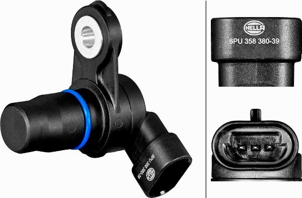 HELLA 6PU 358 380-391 - Датчик, положення розподільного валу autocars.com.ua
