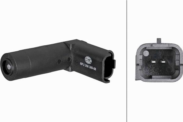 HELLA 6PU 358 380-561 - Датчик імпульсів, колінчастий вал autocars.com.ua