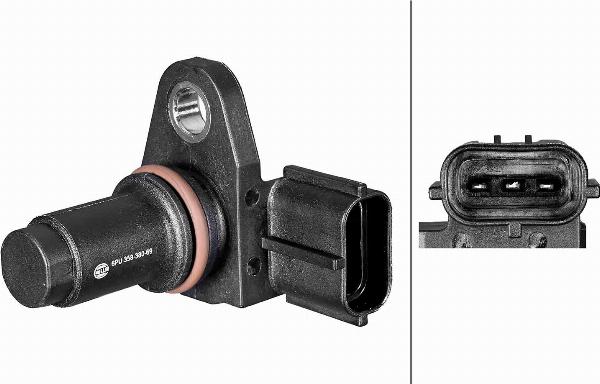 HELLA 6PU 358 380-691 - Датчик, положення розподільного валу autocars.com.ua