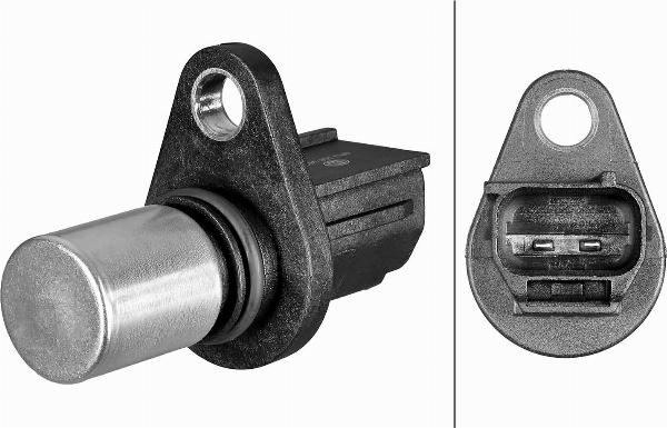 HELLA 6PU 358 380-801 - Датчик імпульсів, колінчастий вал autocars.com.ua