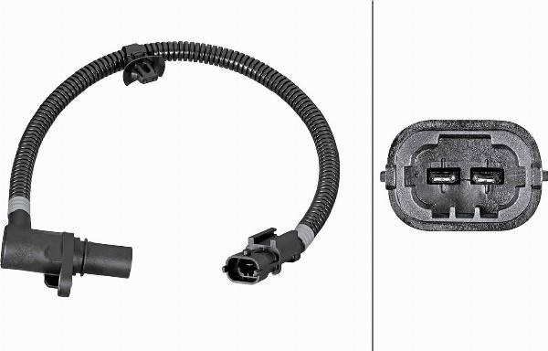 HELLA 6PU 358 381-441 - Датчик імпульсів, колінчастий вал autocars.com.ua