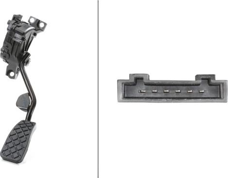 HELLA 6PV 007 770-701 - Датчик, положення педалі акселератора autocars.com.ua