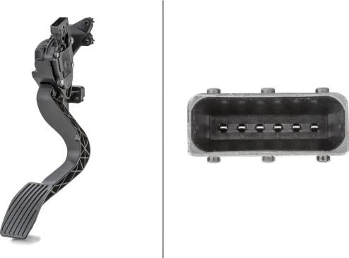 HELLA 6PV 010 175-751 - Датчик, положення педалі акселератора autocars.com.ua