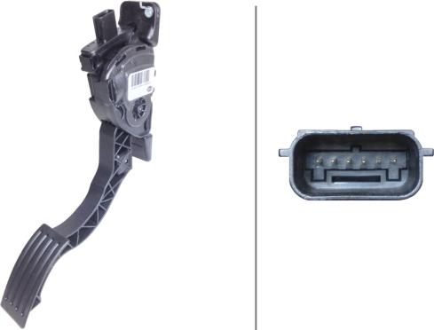 HELLA 6PV 010 368-151 - Датчик, положення педалі акселератора autocars.com.ua