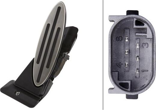 HELLA 6PV 010 946-271 - Датчик, положення педалі акселератора autocars.com.ua