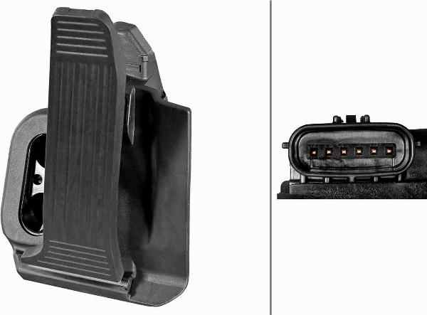 HELLA 6PV 014 610-001 - Датчик, положення педалі акселератора autocars.com.ua