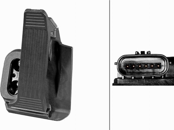 HELLA 6PV 014 610-011 - Датчик, положення педалі акселератора autocars.com.ua