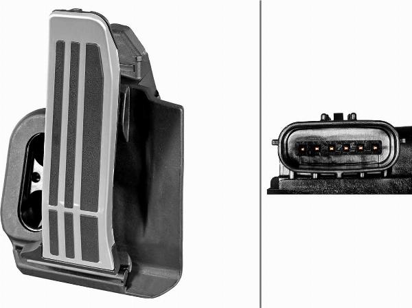 HELLA 6PV 014 610-211 - Датчик, положення педалі акселератора autocars.com.ua