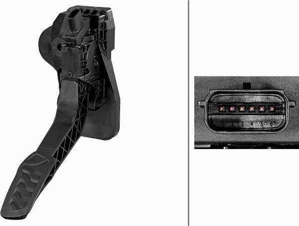 HELLA 6PV 935 195-001 - Датчик, положення педалі акселератора autocars.com.ua