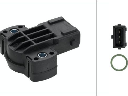 HELLA 6PX 008 476-111 - Датчик, положення дросельної заслінки autocars.com.ua