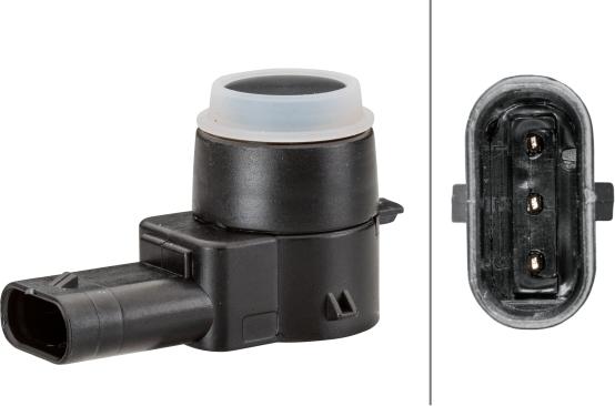 HELLA 6PX 358 141-091 - Датчик, система допомоги при парковці autocars.com.ua