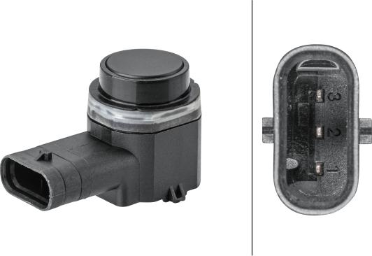 HELLA 6PX358 141-741 - Датчик, система допомоги при парковці autocars.com.ua