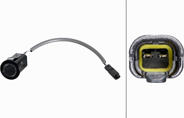 HELLA 6PX 358 269-081 - Датчик, система допомоги при парковці autocars.com.ua