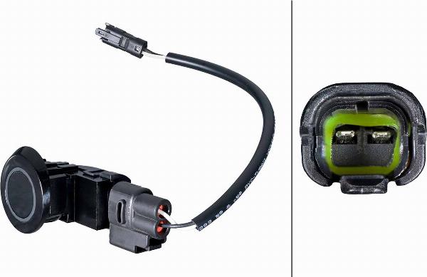 HELLA 6PX 358 269-161 - Датчик, система допомоги при парковці autocars.com.ua