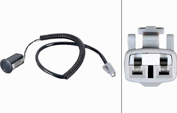 HELLA 6PX 358 269-191 - Датчик, система допомоги при парковці autocars.com.ua