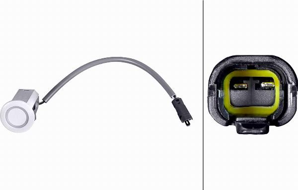HELLA 6PX 358 269-211 - Датчик, система допомоги при парковці autocars.com.ua