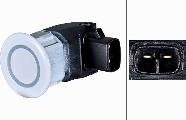 HELLA 6PX 358 269-321 - Датчик, система допомоги при парковці autocars.com.ua