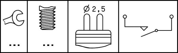 HELLA 6ZF 008 621-051 - Датчик, контактний перемикач, фара заднього ходу autocars.com.ua