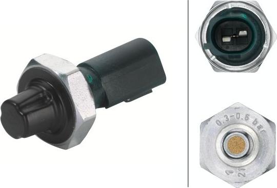 HELLA 6ZL 003 259-971 - Датчик, тиск масла autocars.com.ua