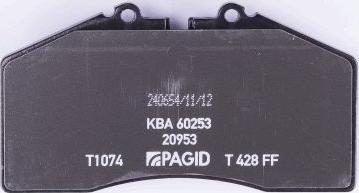 HELLA 8DB 355 007-701 - Тормозные колодки, дисковые, комплект autodnr.net