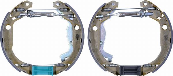 HELLA 8DB 355 022-361 - Комплект гальм, барабанний механізм autocars.com.ua